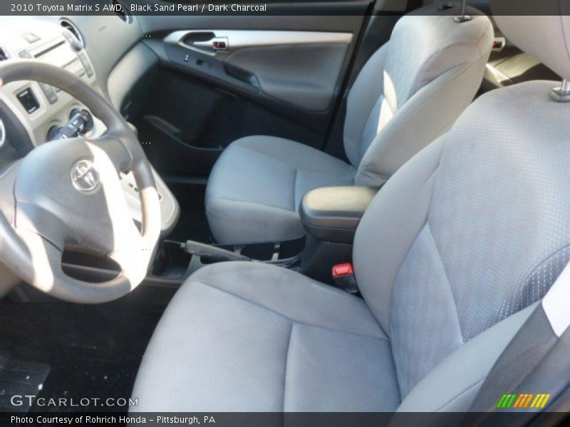 Black Sand Pearl / Dark Charcoal 2010 Toyota Matrix S AWD