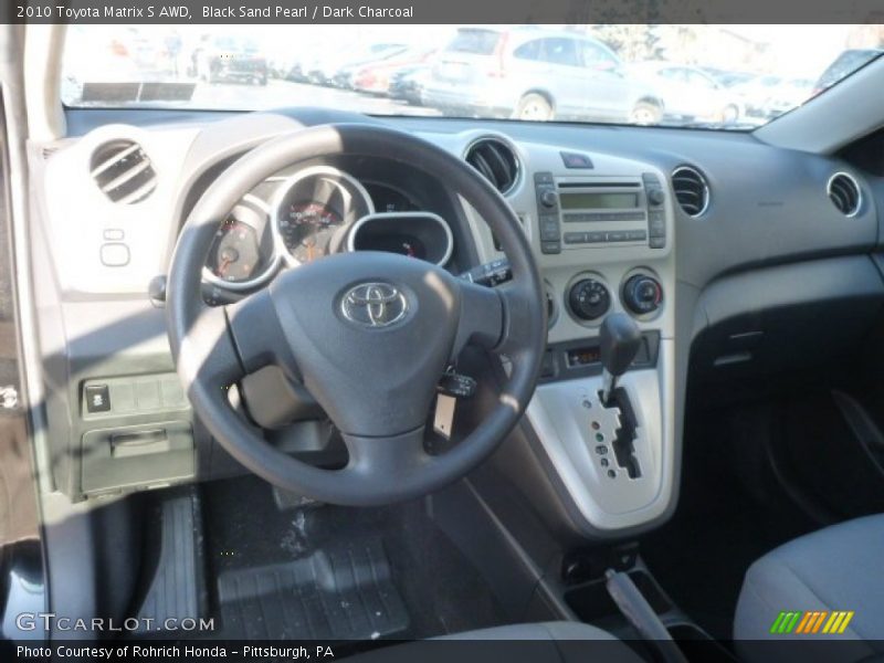Black Sand Pearl / Dark Charcoal 2010 Toyota Matrix S AWD