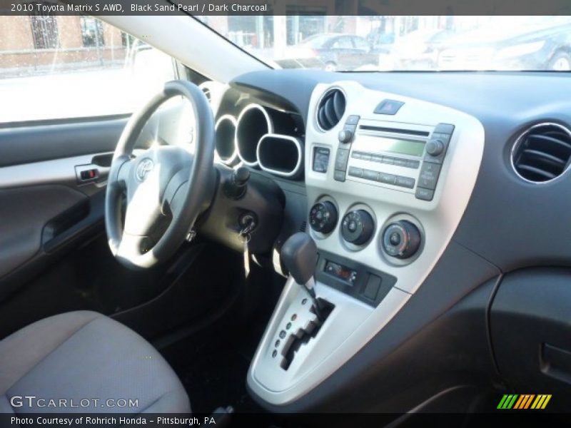 Black Sand Pearl / Dark Charcoal 2010 Toyota Matrix S AWD