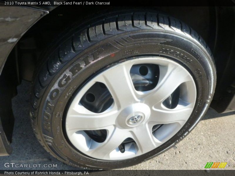 Black Sand Pearl / Dark Charcoal 2010 Toyota Matrix S AWD