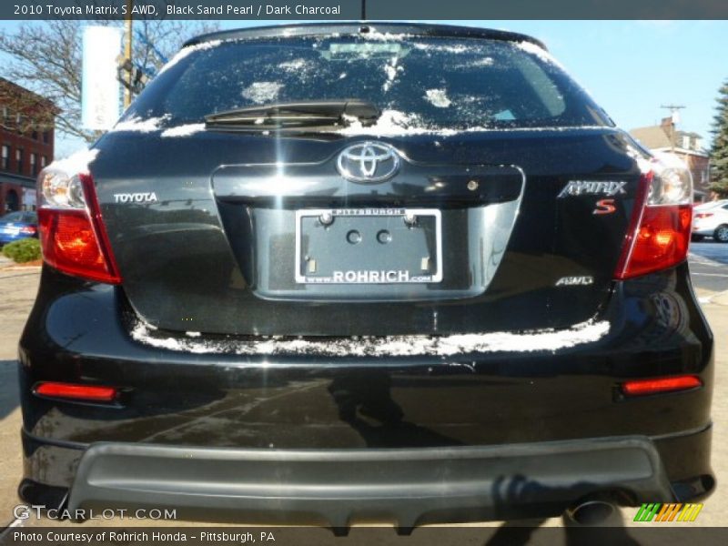 Black Sand Pearl / Dark Charcoal 2010 Toyota Matrix S AWD