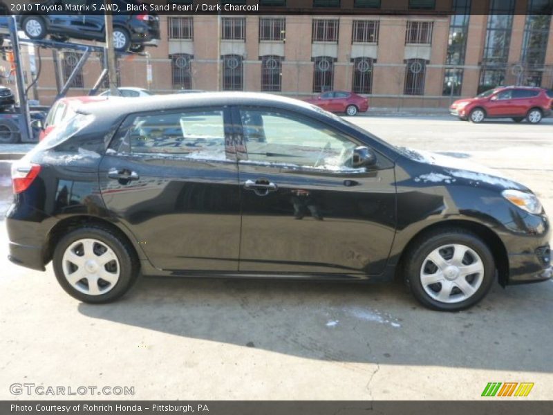 Black Sand Pearl / Dark Charcoal 2010 Toyota Matrix S AWD