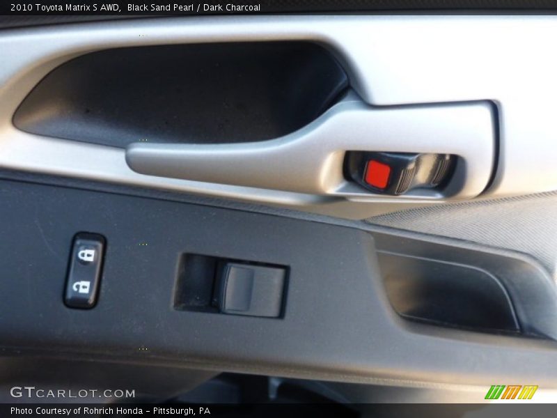 Black Sand Pearl / Dark Charcoal 2010 Toyota Matrix S AWD