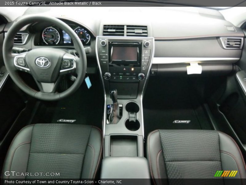 Attitude Black Metallic / Black 2015 Toyota Camry SE