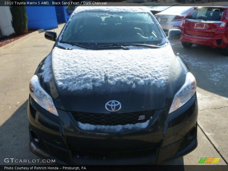 Black Sand Pearl / Dark Charcoal 2010 Toyota Matrix S AWD