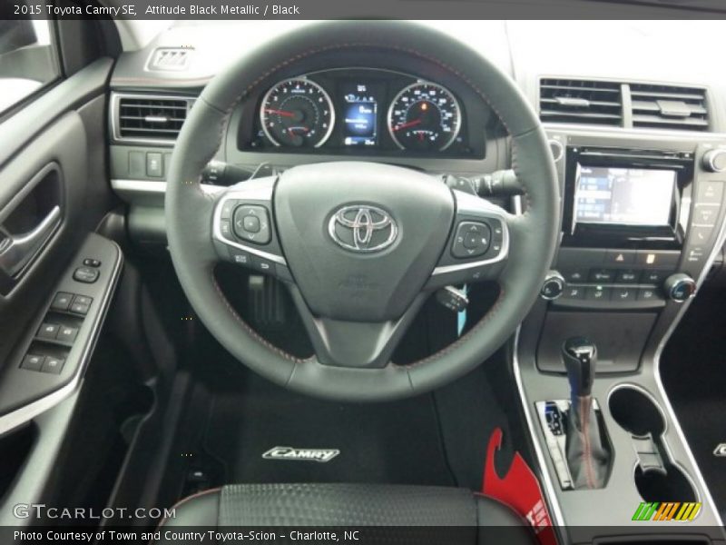 Attitude Black Metallic / Black 2015 Toyota Camry SE