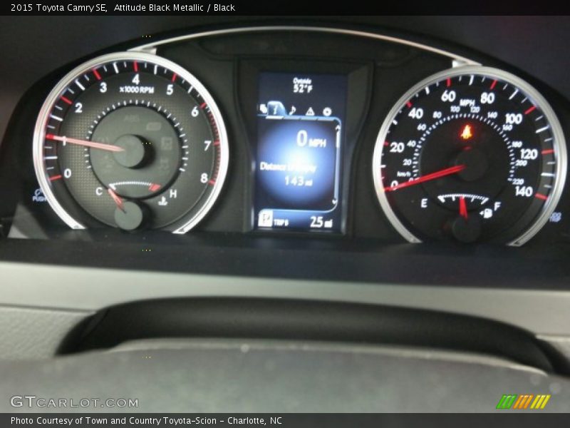 Attitude Black Metallic / Black 2015 Toyota Camry SE