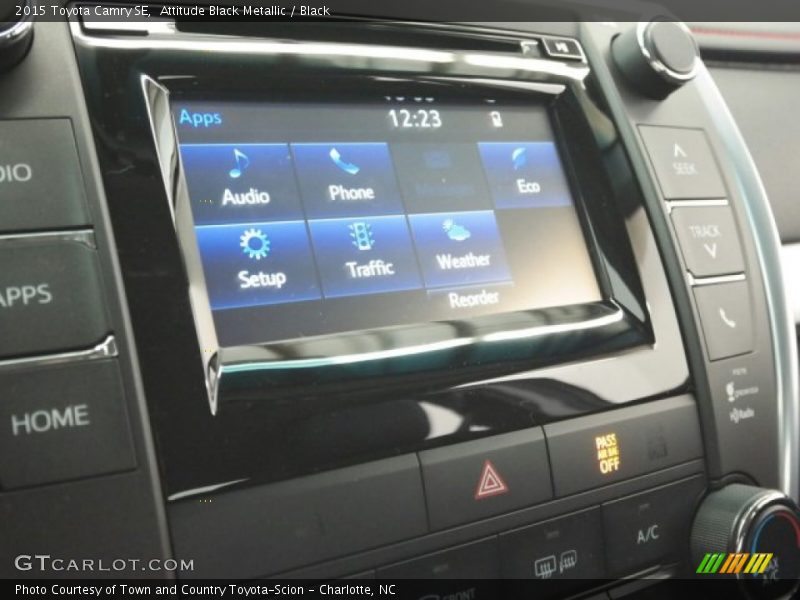 Attitude Black Metallic / Black 2015 Toyota Camry SE