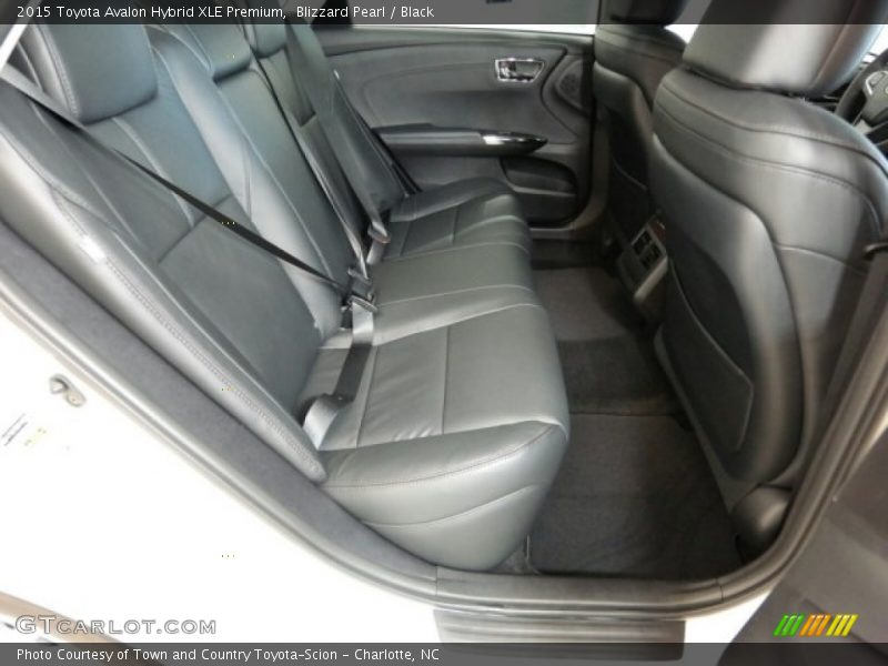 Rear Seat of 2015 Avalon Hybrid XLE Premium