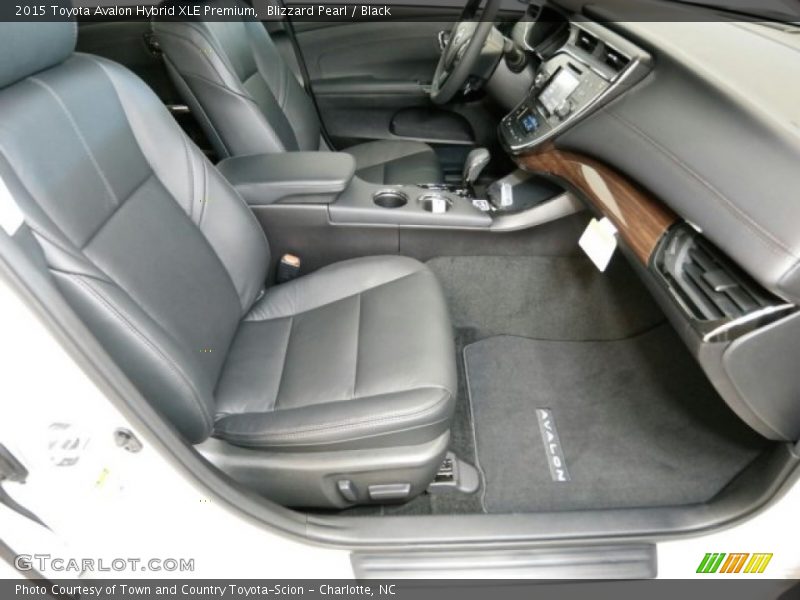 Front Seat of 2015 Avalon Hybrid XLE Premium