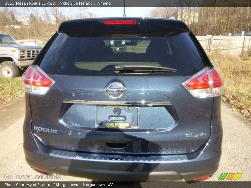 Arctic Blue Metallic / Almond 2015 Nissan Rogue SL AWD