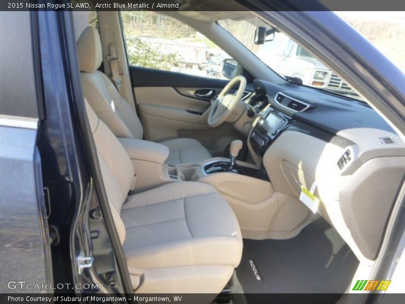 Arctic Blue Metallic / Almond 2015 Nissan Rogue SL AWD