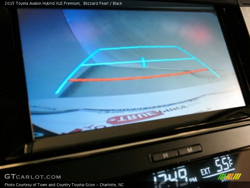 Blizzard Pearl / Black 2015 Toyota Avalon Hybrid XLE Premium