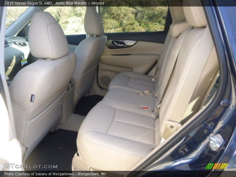 Arctic Blue Metallic / Almond 2015 Nissan Rogue SL AWD
