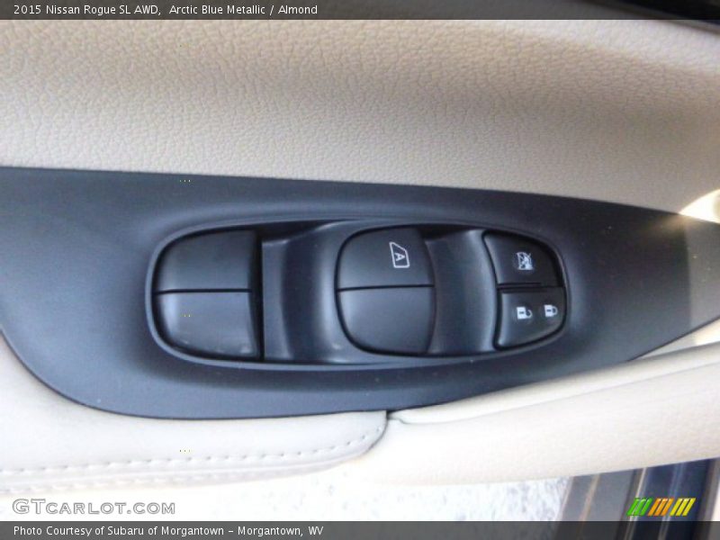 Arctic Blue Metallic / Almond 2015 Nissan Rogue SL AWD