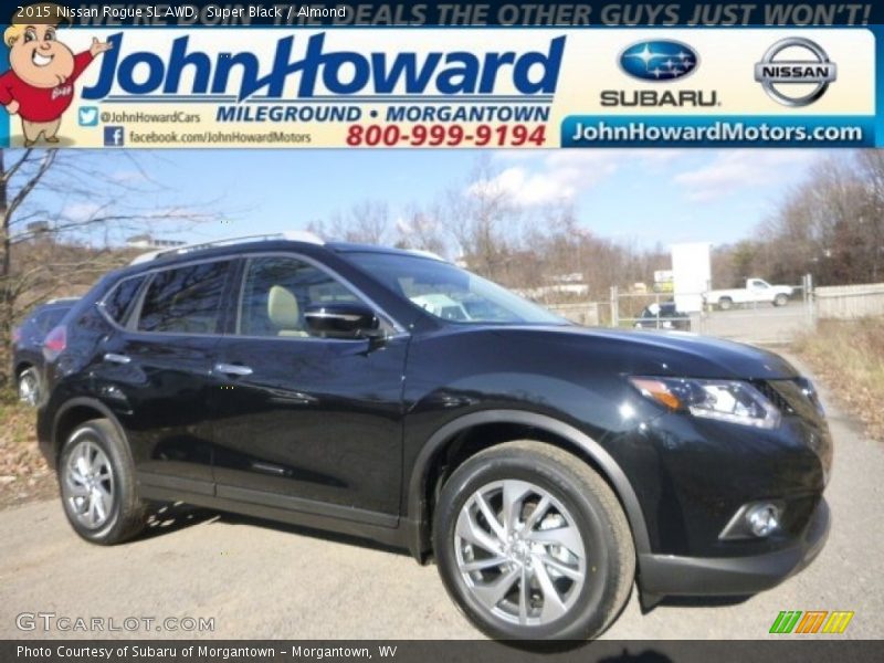 Super Black / Almond 2015 Nissan Rogue SL AWD