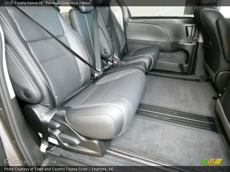 Predawn Gray Mica / Black 2015 Toyota Sienna SE