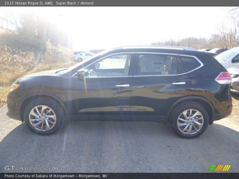 Super Black / Almond 2015 Nissan Rogue SL AWD