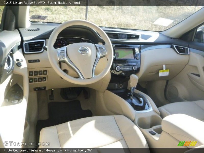 Super Black / Almond 2015 Nissan Rogue SL AWD