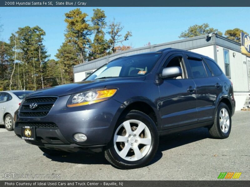Slate Blue / Gray 2008 Hyundai Santa Fe SE