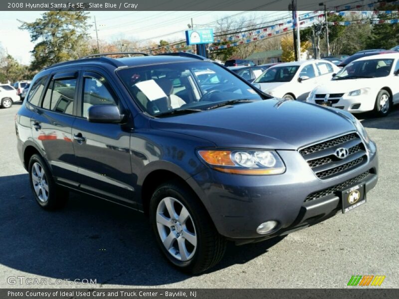 Slate Blue / Gray 2008 Hyundai Santa Fe SE