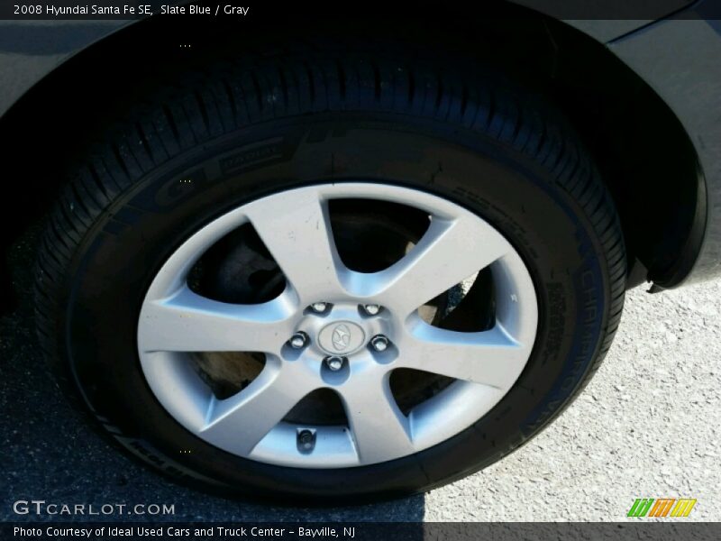 Slate Blue / Gray 2008 Hyundai Santa Fe SE