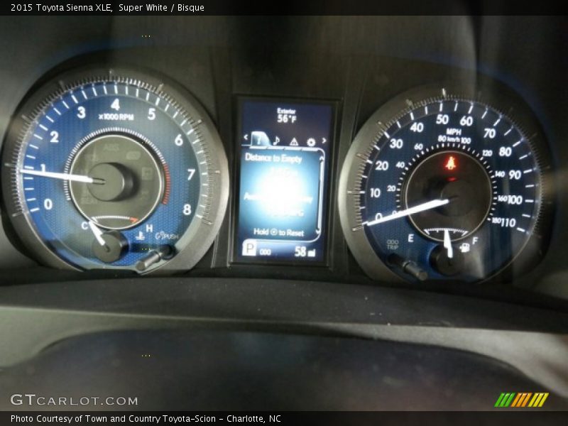 Super White / Bisque 2015 Toyota Sienna XLE