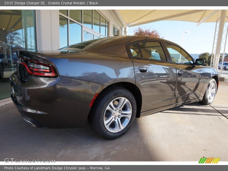 Granite Crystal Metallic / Black 2015 Dodge Charger SE