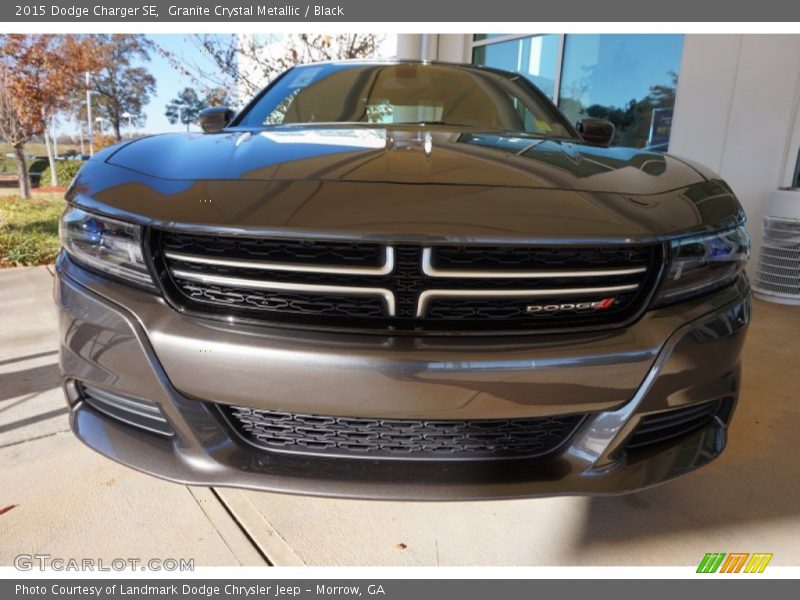 Granite Crystal Metallic / Black 2015 Dodge Charger SE