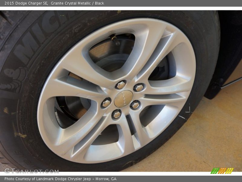 Granite Crystal Metallic / Black 2015 Dodge Charger SE