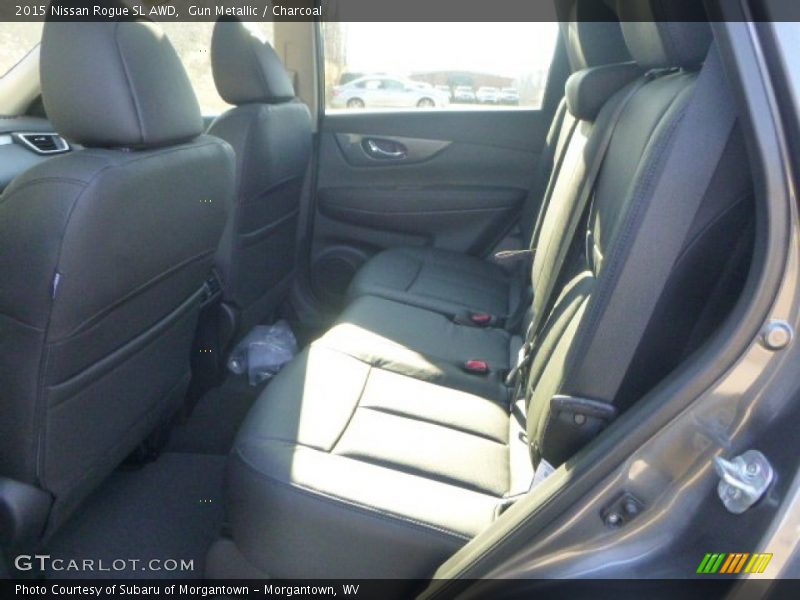 Gun Metallic / Charcoal 2015 Nissan Rogue SL AWD