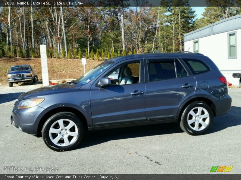 Slate Blue / Gray 2008 Hyundai Santa Fe SE