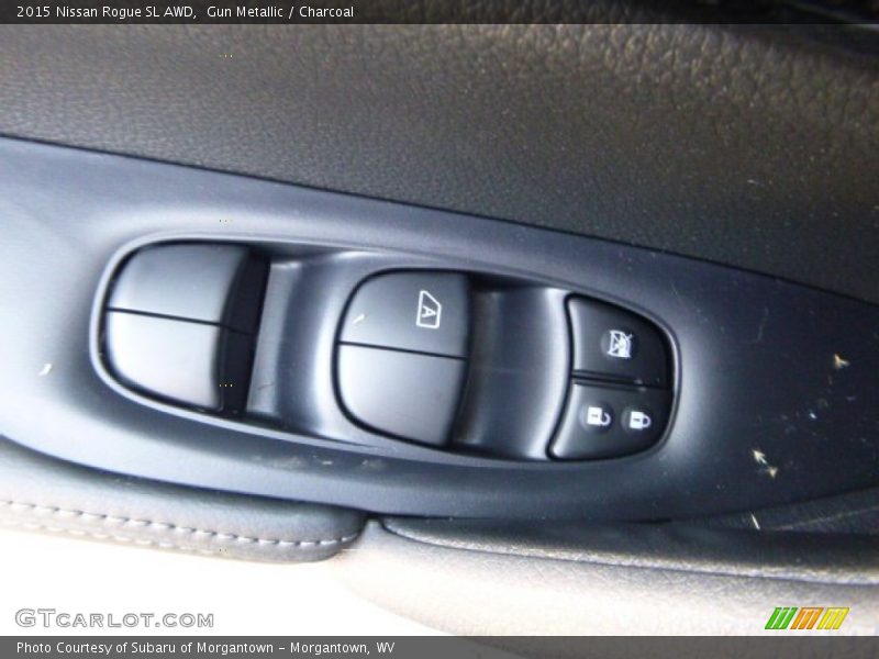 Gun Metallic / Charcoal 2015 Nissan Rogue SL AWD