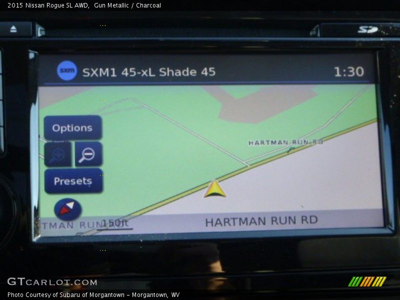Gun Metallic / Charcoal 2015 Nissan Rogue SL AWD