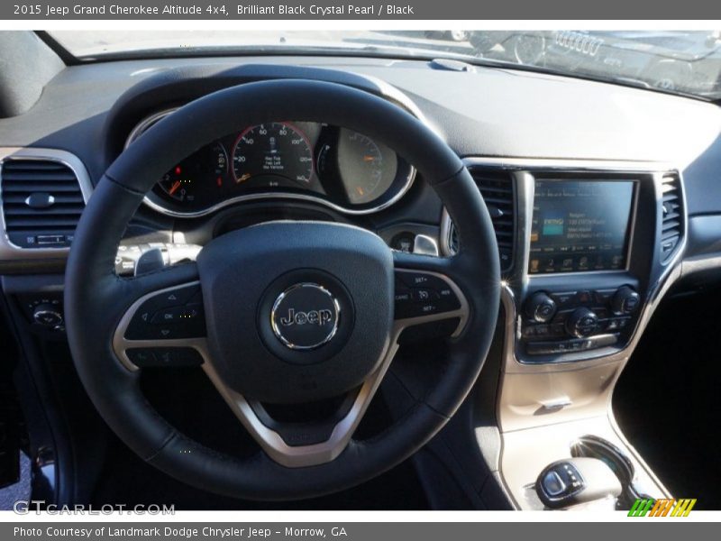 Brilliant Black Crystal Pearl / Black 2015 Jeep Grand Cherokee Altitude 4x4