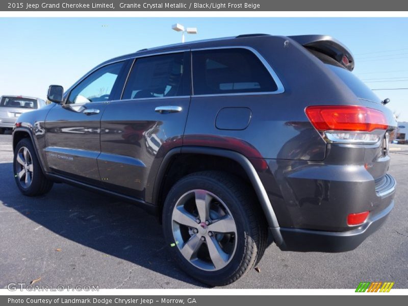 Granite Crystal Metallic / Black/Light Frost Beige 2015 Jeep Grand Cherokee Limited