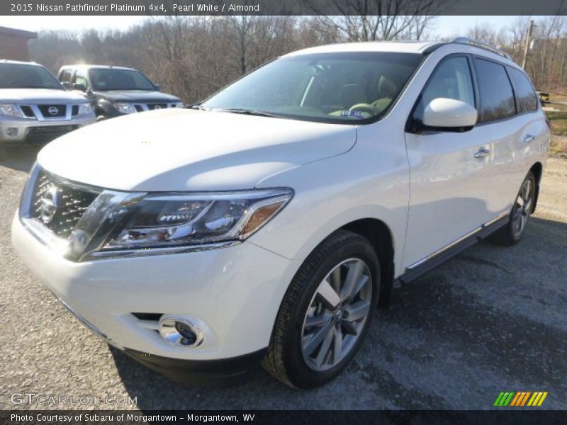 Pearl White / Almond 2015 Nissan Pathfinder Platinum 4x4