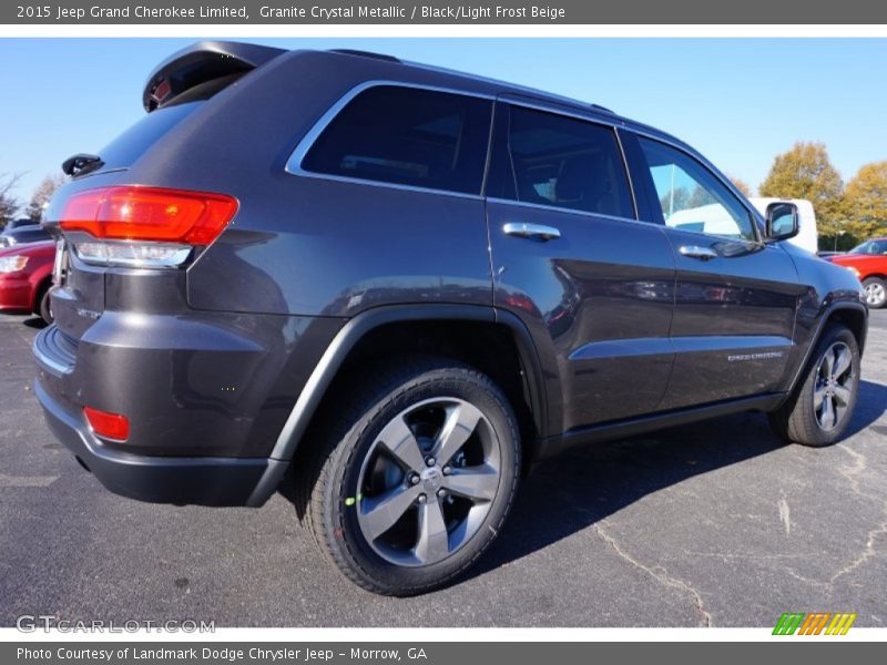 Granite Crystal Metallic / Black/Light Frost Beige 2015 Jeep Grand Cherokee Limited