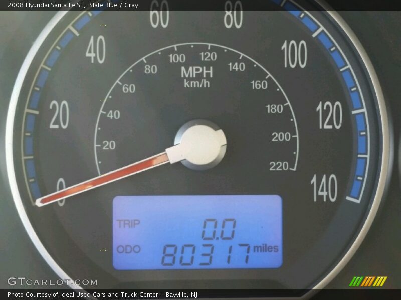 Slate Blue / Gray 2008 Hyundai Santa Fe SE