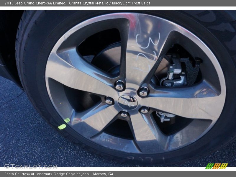 Granite Crystal Metallic / Black/Light Frost Beige 2015 Jeep Grand Cherokee Limited
