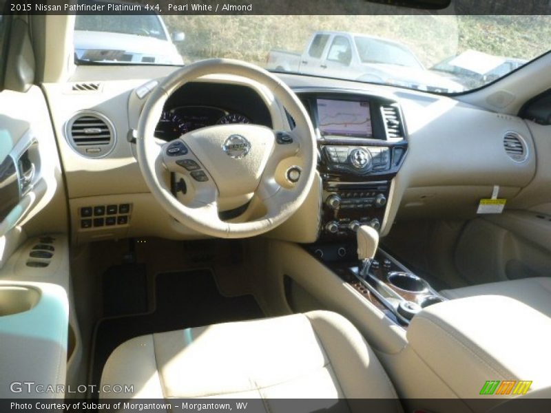 Pearl White / Almond 2015 Nissan Pathfinder Platinum 4x4