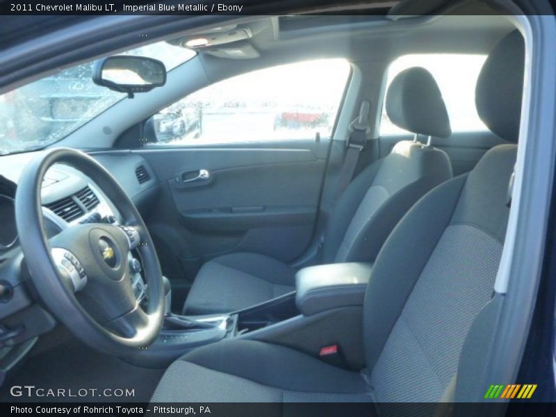 Imperial Blue Metallic / Ebony 2011 Chevrolet Malibu LT