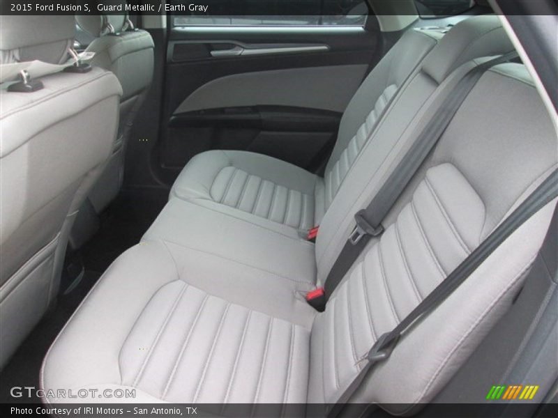 Rear Seat of 2015 Fusion S