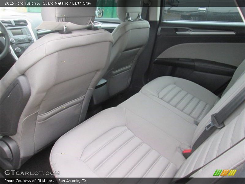 Rear Seat of 2015 Fusion S