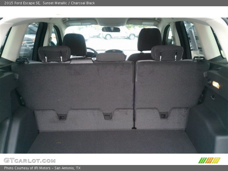 Sunset Metallic / Charcoal Black 2015 Ford Escape SE