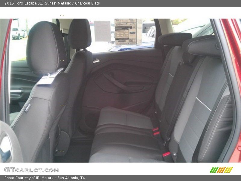 Sunset Metallic / Charcoal Black 2015 Ford Escape SE