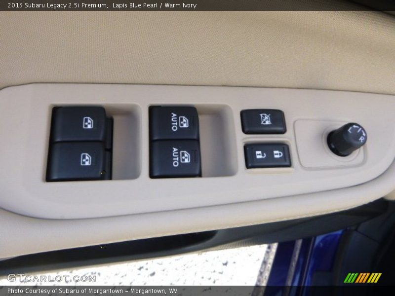 Lapis Blue Pearl / Warm Ivory 2015 Subaru Legacy 2.5i Premium