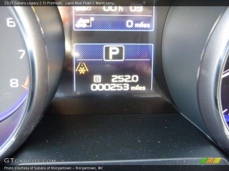 Lapis Blue Pearl / Warm Ivory 2015 Subaru Legacy 2.5i Premium