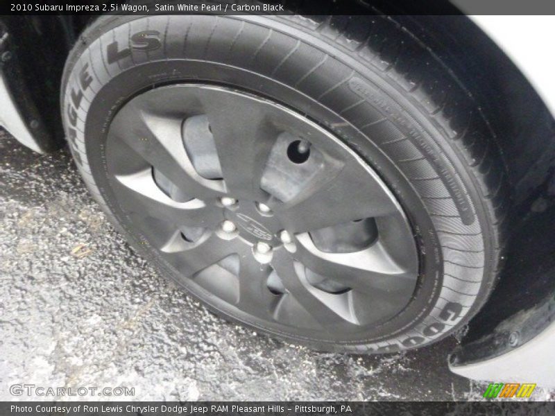 Satin White Pearl / Carbon Black 2010 Subaru Impreza 2.5i Wagon