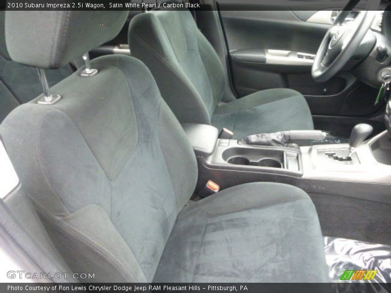 Satin White Pearl / Carbon Black 2010 Subaru Impreza 2.5i Wagon